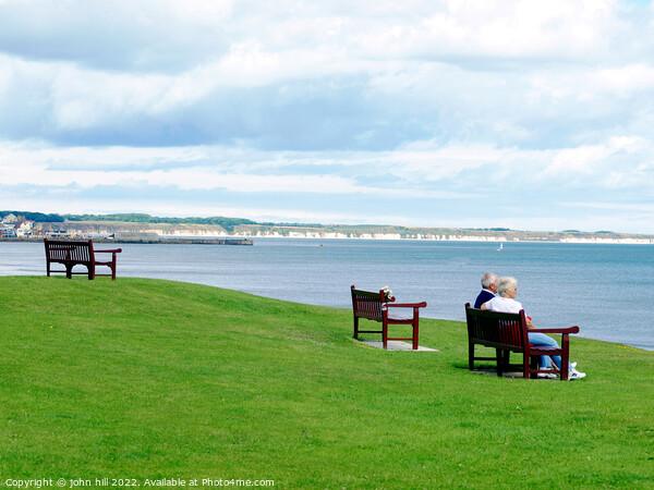 Relaxing view at Bridlington Yorkshire Picture Board by john hill
