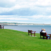 Buy canvas prints of Relaxing view at Bridlington Yorkshire by john hill