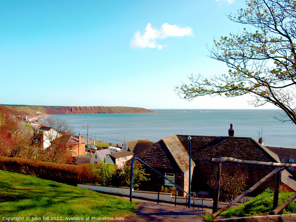 Filey Bay North Yorkshire Picture Board by john hill