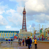 Buy canvas prints of Blackpool Lancashire. by john hill