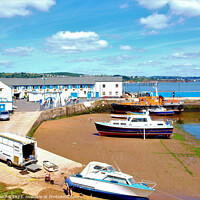 Buy canvas prints of Harbor quay, Paignton, Devon. by john hill