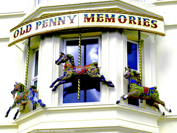 Old Penny Memories. Picture Board by john hill