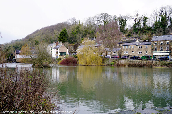 Cromford Millpond, Derbyshire Picture Board by john hill