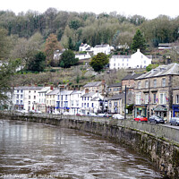 Buy canvas prints of Matlock Bath and river Derwent, Derbyshire by john hill