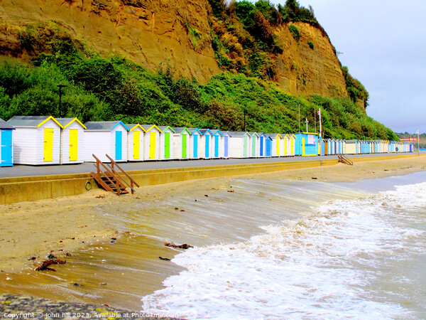 Beach huts on Hope beach, Shanklin. Picture Board by john hill