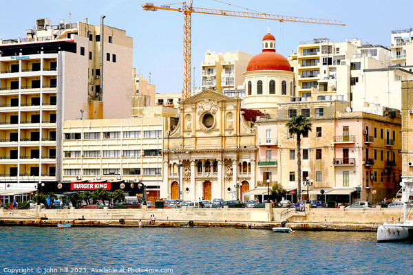 Silema, Malta. Picture Board by john hill