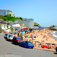 Buy canvas prints of Ventnor, Isle of Wight, UK. by john hill