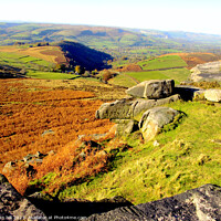 Buy canvas prints of Hope Valley, Derbyshire. by john hill