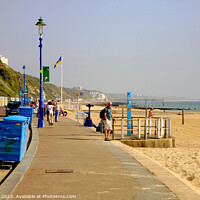 Buy canvas prints of Bournemouth Seafront. by john hill
