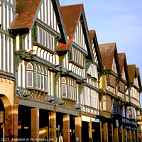 Buy canvas prints of Tudor Buildings. by john hill