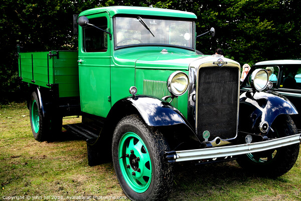 1930s Morris Commercial truck. Picture Board by john hill