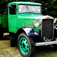 Buy canvas prints of 1930s Morris Commercial truck. by john hill