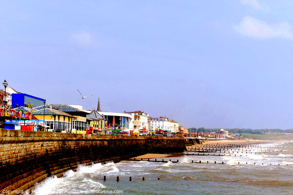 North seafront, Bridlington, Yorkshire, UK. Picture Board by john hill