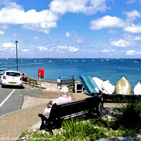 Buy canvas prints of Seaview, Isle of Wight. by john hill