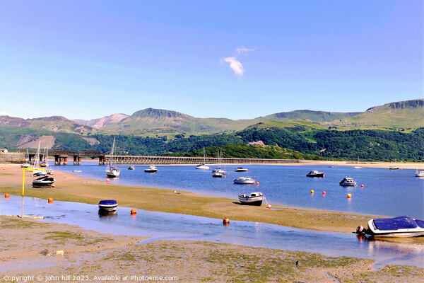 Barmouth estuary, Wales. Picture Board by john hill