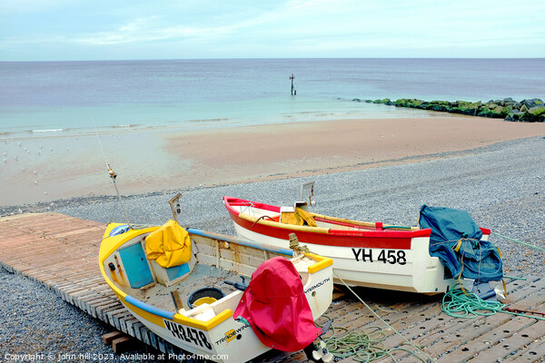 Ready to launch at Sheringham Norfolk Picture Board by john hill