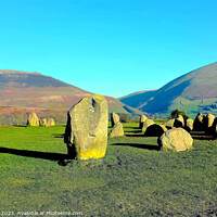 Buy canvas prints of Castlerigg Stone Circle, Cunbria. by john hill