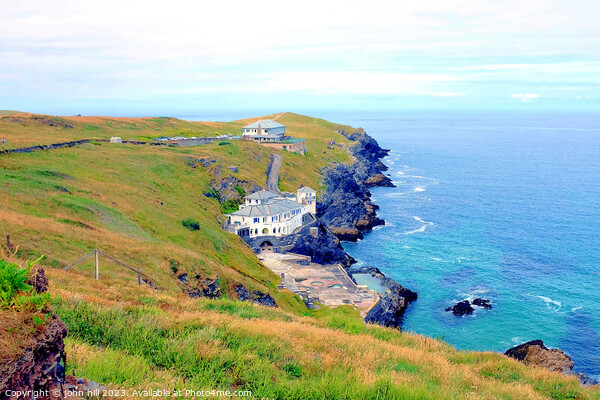Cornish coastline. Picture Board by john hill