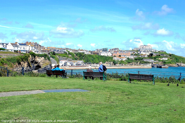 View from Killacourt, Newquay, North Cornwall, UK. Picture Board by john hill