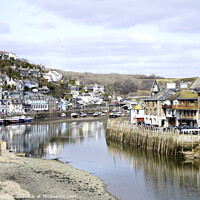 Buy canvas prints of Looe South Cornwall by john hill