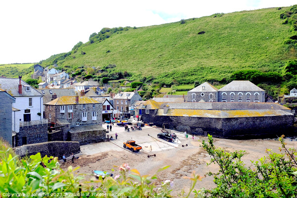 Port Isaac Cornwall. Picture Board by john hill