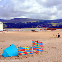 Buy canvas prints of Barmouth, Wales. by john hill