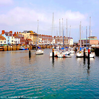 Buy canvas prints of Weymouth Harbour and Marina, Dorset, UK. by john hill