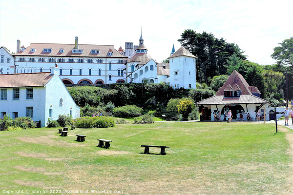 Monastery, Caldey Island, South Wales, UK. Picture Board by john hill
