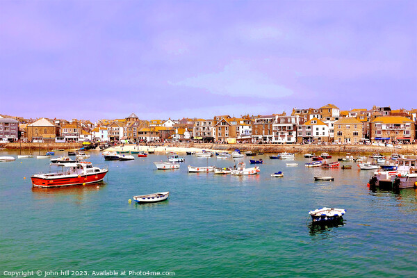 St. Ives, Cornwall, England, UK. Picture Board by john hill