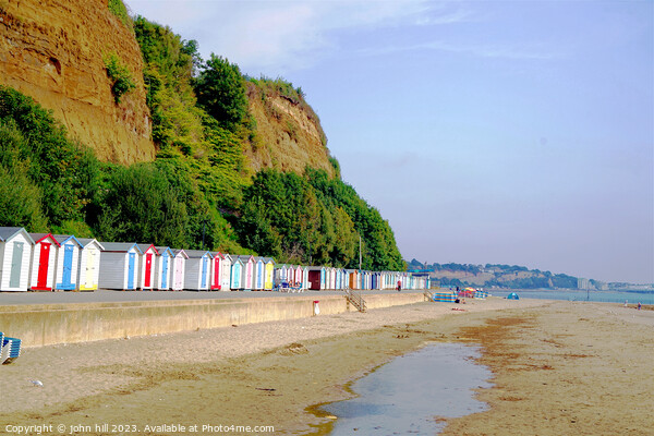 Low tide at Small Hope beach, Shanklin, Isle of wight. Picture Board by john hill