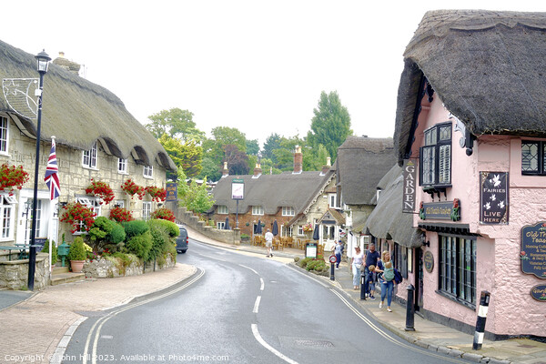 Enchanting Charm of Shanklin's Thatched Village Picture Board by john hill