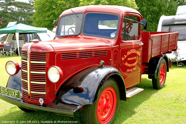 Iconic Vintage Truck at Elvaston Steam Rally Picture Board by john hill