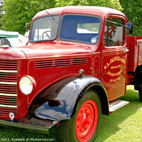 Buy canvas prints of Iconic Vintage Truck at Elvaston Steam Rally by john hill