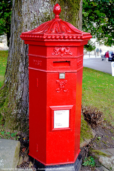 Vintage Post Box in Buxton Picture Board by john hill