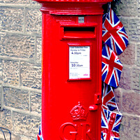 Buy canvas prints of Iconic British Post Box by john hill