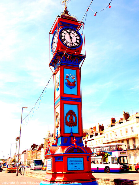 Timeless Tribute: The Jubilee Clock Tower Picture Board by john hill