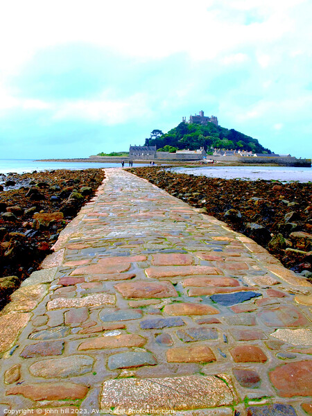 The Mystical Island Fortress of St. Michaels Mount Picture Board by john hill