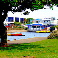 Buy canvas prints of Skegness Boating Lake by john hill