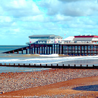 Buy canvas prints of The Dramatic Coastline of Cromer by john hill