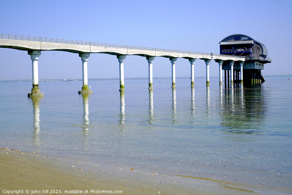 Tranquil Reflections of Bembridge Lifeboat Station Picture Board by john hill