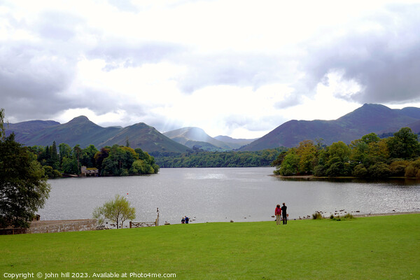 Tranquil Serenity of Derwentwater Picture Board by john hill