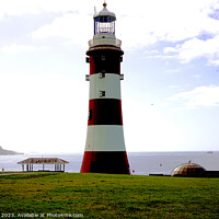 Buy canvas prints of "Captivating Seascape: Smeatons Lighthouse at Plym by john hill