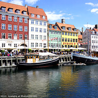 Buy canvas prints of Historic Danish Waterfront Vista by john hill