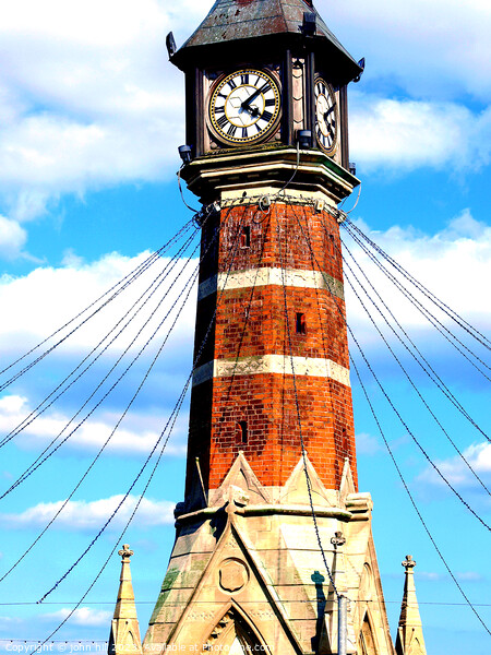 Iconic Clock Tower, Skegness Seafront Picture Board by john hill