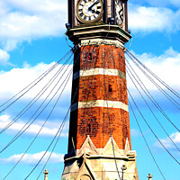 Buy canvas prints of Iconic Clock Tower, Skegness Seafront by john hill