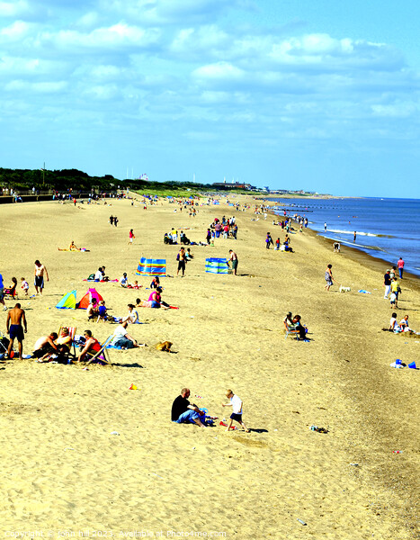Skegness to Ingoldmells: A Lincolnshire Idyll Picture Board by john hill