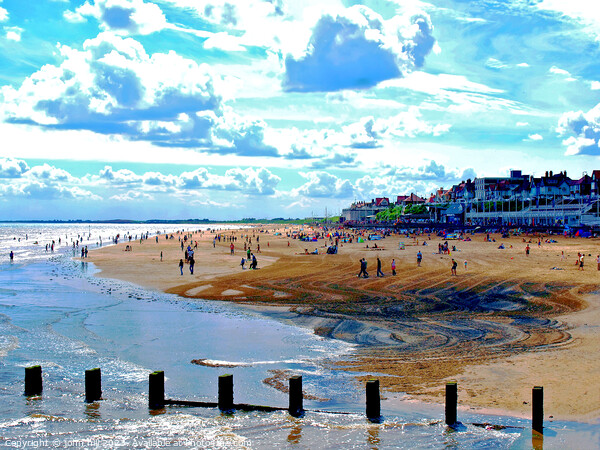 South Bay Bridlington Yorkshire Picture Board by john hill