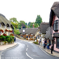 Buy canvas prints of Timeless Charm of Shanklin Village by john hill
