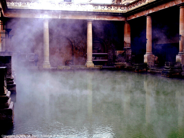 Ancient Roman Baths: Somerset's Timeless Beauty Picture Board by john hill