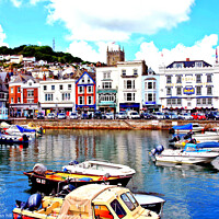 Buy canvas prints of Dartmouth, Devon. by john hill